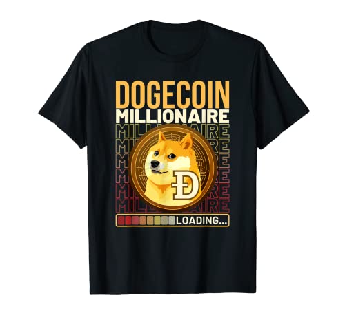 Dogecoin Millionaire Loading Crypto Shirt, DOGE Crypto Meme Camiseta