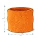 Suddora Sweatbands for Kids, Moisture Wicking 2 Wristbands and 1 Headband Set, Soft and Skin-Friendly Fabric, Moisture-Wicking Athletic Sweat Bands for Basketball, Baseball, Soccer, Neon Orange