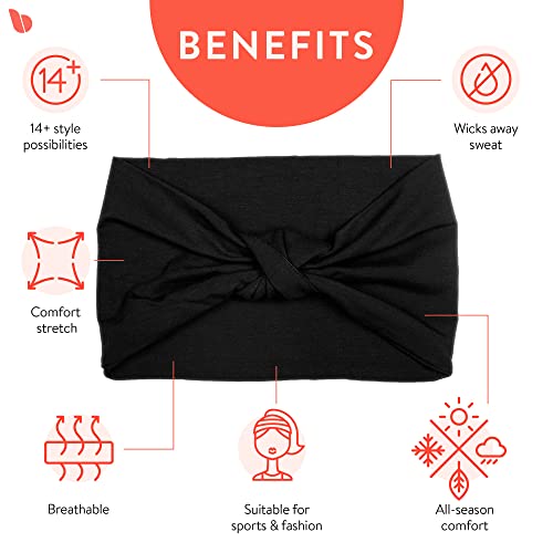 Blom Original Headbands For Women Multipack, Non-Slip, Wear For Yoga, Fashion, Working Out, Travel Or Running Multi Style #TOP1