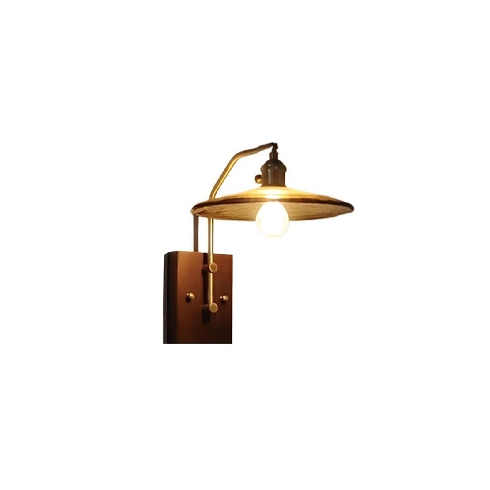 E7v2T9k6 Wall Lamps Warm Light Wood Base Vintage Lighting Fixture for Bedroom Farmhouse Sconce Decor