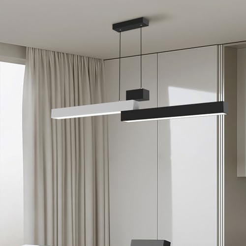Chandelier suspension nordique de 100 cm en fer antirouille avec abat-jour en acrylique