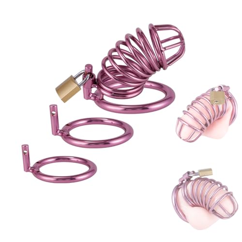 Genérico Jaula Protectora Transpirable de Acero Inoxidable para Hombre, 3 tamaños - A397ES (3 Sizes)