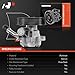 A-Premium Power Steering Pump, with Pulley, Compatible with Jeep Wrangler 2012-2017, Wrangler JK 2018, 3.6L Gas, Replace # 5154400AC