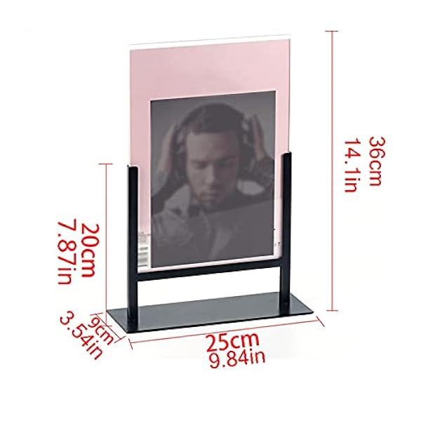 Tafelstandaard recht dubbelzijdige presentatie Poster standaard, staande vloer teken staan, tafel teken display houder, dubbelzijdige fotolijsten for restaraunt fotolijsten Sign Holder Poster Stand