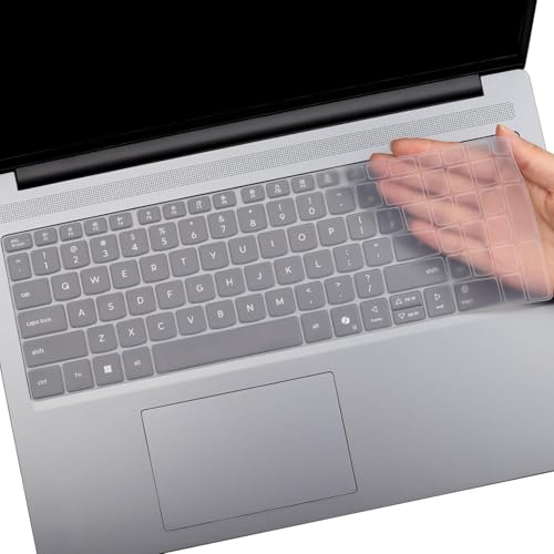 Image of RAYA Silicone Keyboard Cover for 2025-2026 Lenovo Ideapad Slim3 /3i /3x & Slim5 /5i Gen10 15.3inch / 15.6inch / 16inch Laptops [83N3002QIN / 83K100C6IN / 83K100CJIN / 83KA0048IN] (Transparent)