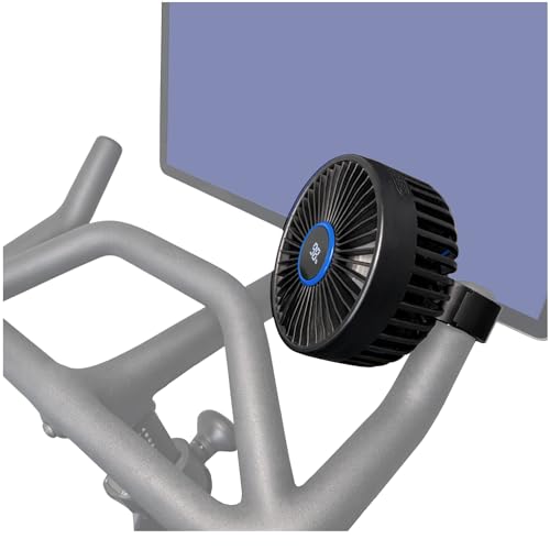 Exercise Bike Fan with Display