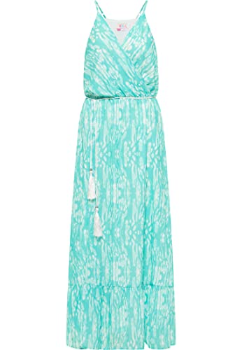 Robe midi avec imprimé Batik isha, l'art du design géométrique en L