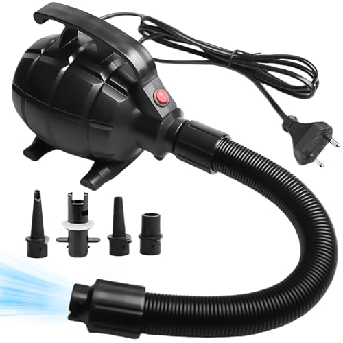 Gonfiatore Elettrico Portatile, Pompa Per Materasso Gonfiabile, Pompa Ad Aria Elettrica, 600W Pompa Elettrica Per Materasso Gonfiabile Per Cuscini, Materassi Ad Aria, Salvagente Zattera Casa E Auto