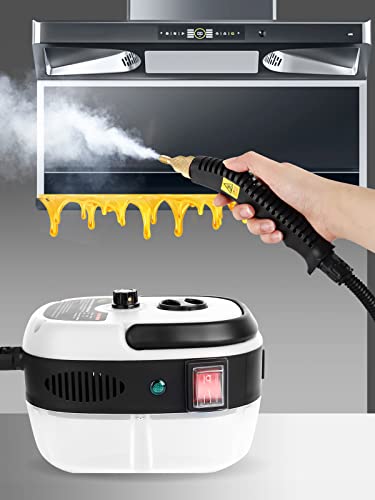 Handheld Steam Cleaner, High Pressure Steam Cleaner 2500W Handheld High Temperature Steam Cleaner Household Steam Cleaner (White) #TOP5