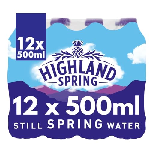 Image of Highland Still Spring Natural Mineral Water 500ml x 12 bottles