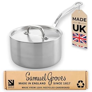 Samuel Groves STP7504RH Edelstahl Dreifachkasserolle 20 cm