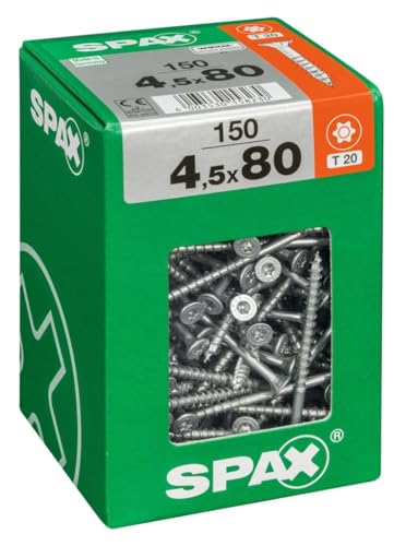Vis Tftx 4.5X80 Spax pour installer vos meubles de salon et etageres en bois