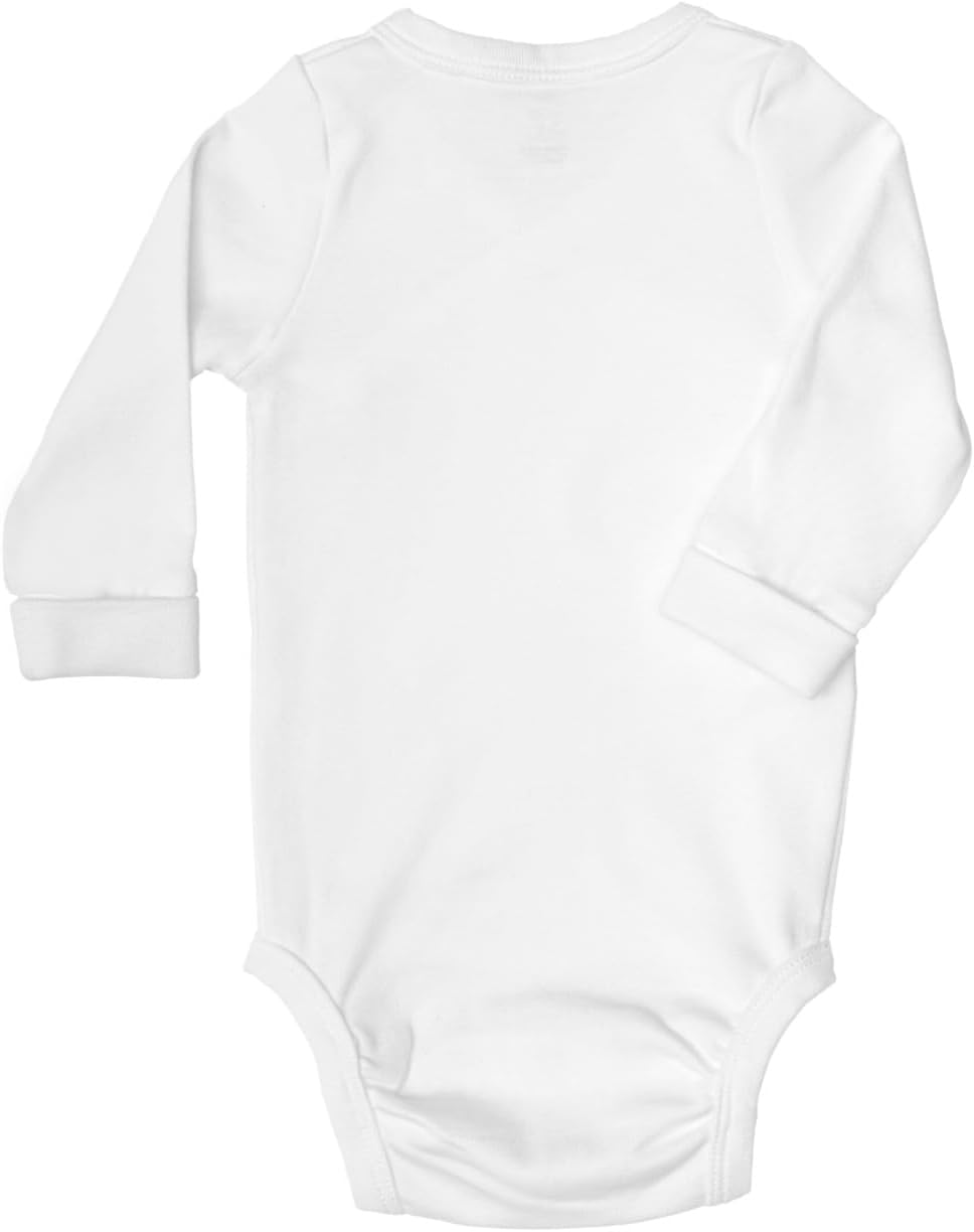Unisex Baby Long-Sleeve Onesie Bodysuit - 100% Organic Cotton, Soft and Breathable Baby Clothes - Room-To-Grow - Image 2