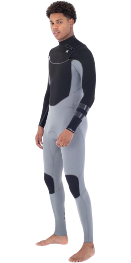 Hurley Advant 2025 - Traje de neopreno para hombre con cremallera en el pecho de 3/2 mm, mineral de hierro