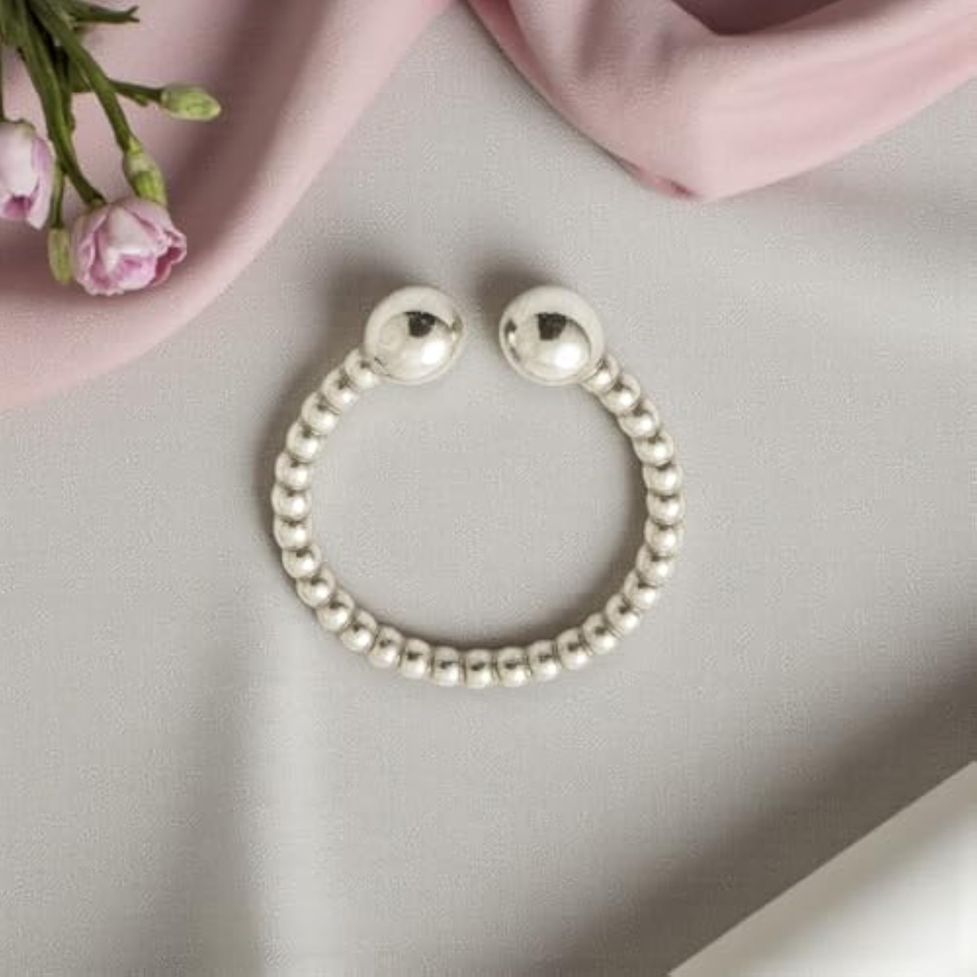 Women's Silver-Tone Twisted Clip-On Nose Ring, Adjustable Non-Pierced