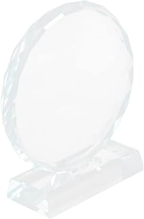 Toddmomy 2pcs Blank Crystal Trophy Table top Decor Trophies for Kids Simple-Shaped Prize Trophy Commemorate