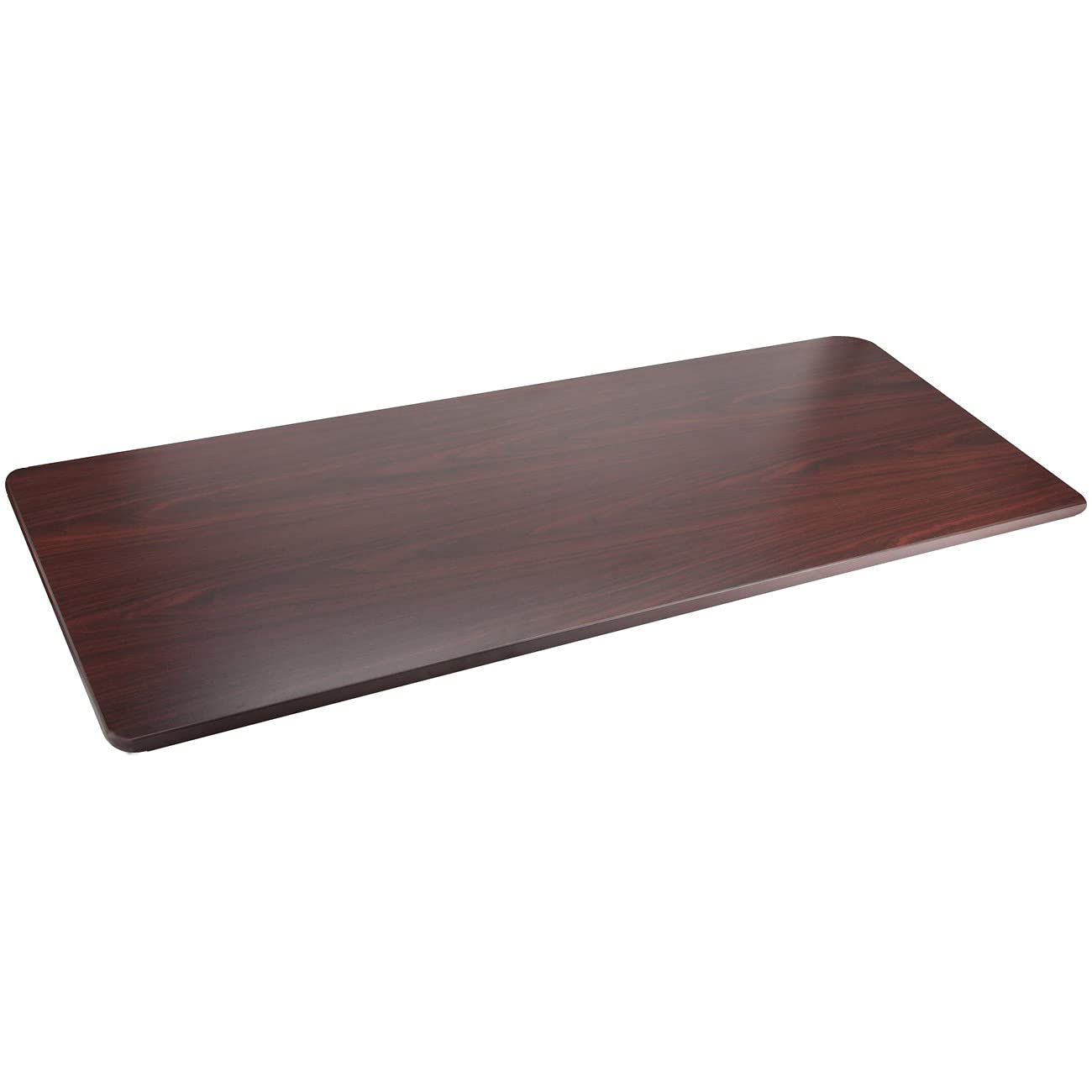 Table top for Centre/Sofa/Office/Coffee Table Folding Wall Brackets Shelf Top Both Side Laminated Semi Gloss Finish with PVC Edge Banding.Size-19X32 inchesX17mm Color Rosewood