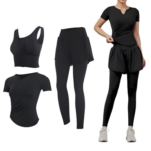 Ensemble d'entraînement respirant et extensible legging taille haute
