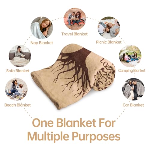 IDELTIME 50th Anniversary Wedding Gifts for Women Men - Tree Couple Blanket by IDELTIME - Used condition - Image 7