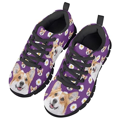 Pinupub 2023 Fashion Sneakers for Kids Boys Girls Animals Print Casual Lace-up Sports Shoes3