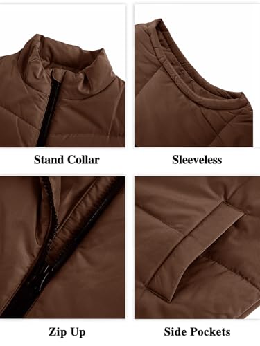 Image of Meikulo Boys Puffer Vest Zip Up Quilted Gilet Sleeveless Jackets