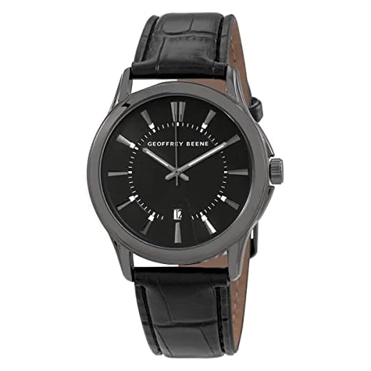 Geoffrey Beene Quartz Gunmetal Dial Men's Watch GB8070GU