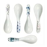 ★ Calidad superior y duradero: a través de un proceso de manualidades rígido, las cucharas son resistentes, duraderas y no se astillan ni arañan fácilmente. Se recomienda lavar a mano para un mejor cuidado de la floral de color bajo el esmalte.