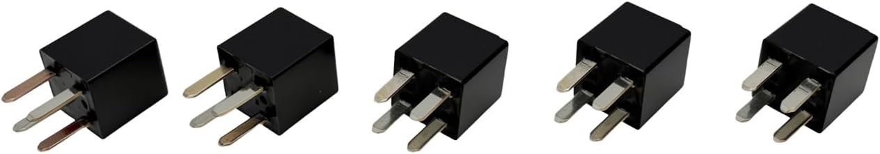 5pcs Automotive Relay 12VDC 20A 4-Pin 5L3T-AA Compatible with 2004-2020 F-150 2013-2019 Escape 2011-2019 Explorer