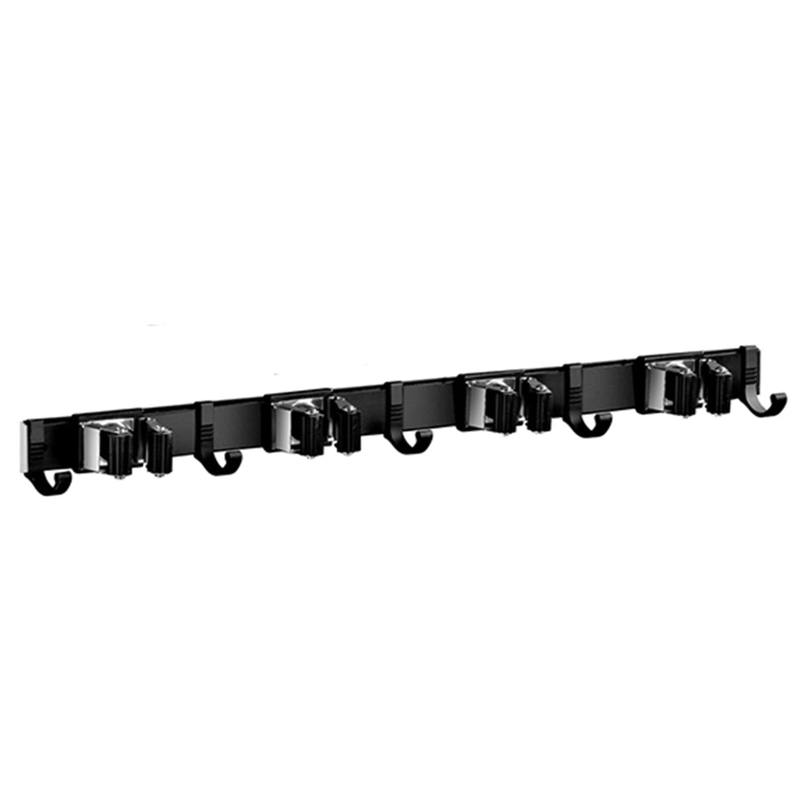 Soporte Autoadhesivo for Escoba de fregona, Estante for Escoba de Montaje en Pared, Soporte for fregona, Organizador de Escoba de Aluminio Espacial for jardín, Cocina, baño, lavandería