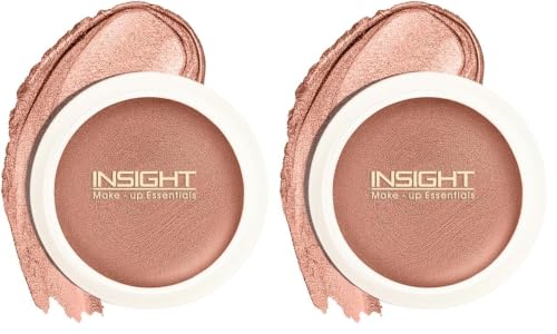 Image of INSIGHT Highlighter for Face & Body - Savage Barbie | Glitter Shimmer Makeup | Creamy, Lightweight, Easy to Blend, Long-Lasting Glow | 3.5g (Pack of 2)