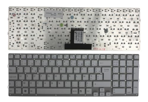 Keyboards4Laptops Française Blanc Clavier pour Ordinateur Portable (PC) de Remplacement Compatible avec Sony Vaio VPCEB4J1E/WI