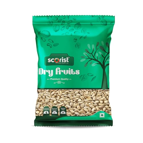 Image of Scorist Premium Sunflower Seeds 500g I Sunflower Seeds for Eating | Diet Food | Healthy Snack | Raw seeds | Weight management | Source of Antioxidants