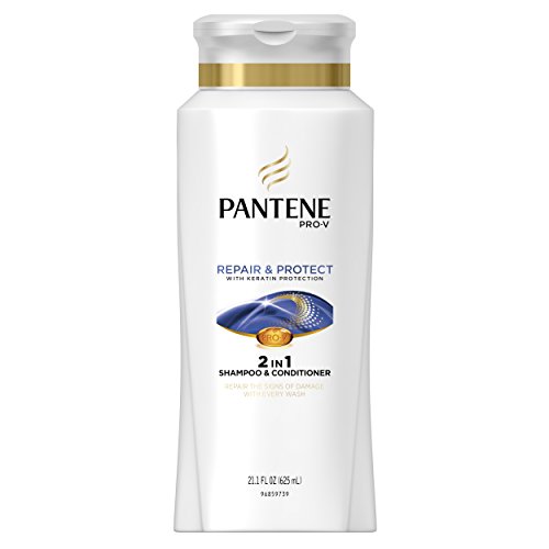 Pantene Repair & Protect 2in1 Shampoo + Conditioner, 21.1 Fl Oz, 21.100-Fluid Ounce
