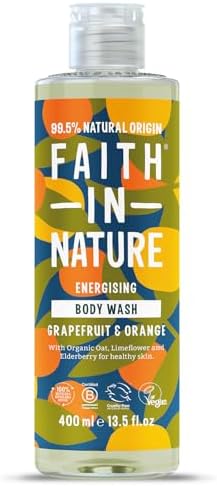 FAITH IN NATURE Natural Grapefruit & Orange Body Wash, 13.5 fl oz | Vegan