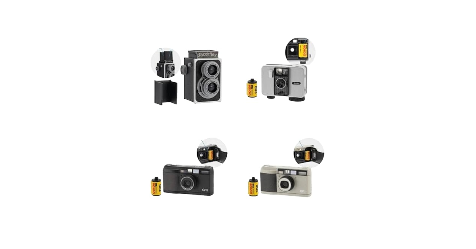 Amazon.co.jp: ケンエレファント RICOH リコー カメラミニチュア