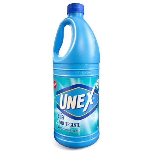 Lejía con Detergente, Desinfectante Superficies, Uso en Baño, Cocina, Azulejos, Suelos, Aptas para Desinfección y limpieza, Combate los malos olores sin huella, 1 Botella de 2 Litros