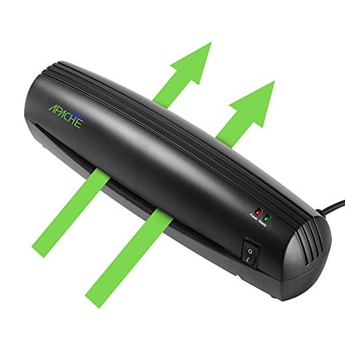 Image of Apache AL13 13 Inch Laminator Machine with 20 Laminating Sheets, Wide Thermal Laminating Machine, Reliable, Anti-Jam, 11x17 A3 A4 A5 A6 Compatible for Home Office School Use