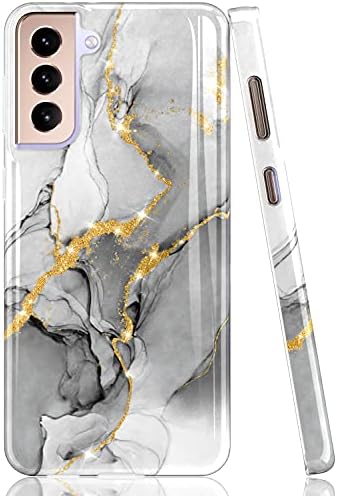 BAISRKE Galaxy S21 Case, Gold Sparkle Glitter Marble Brilliant Cute Design Shockproof Flexible Soft Silicone Rubber TPU Bumper Cover Skin Phone Case for Samsung Galaxy S21 5G 6.2″ – Ultimate Gray BAISRKE Galaxy S21 Case, Gold Sparkle Glitter Marble Brilliant Cute Design Shockproof Flexible Soft Silicone Rubber TPU Bumper Cover Skin Phone Case for Samsung Galaxy S21 5G 6.2″ – Ultimate Gray