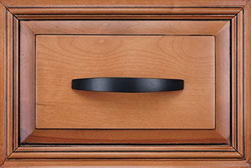 Iron Valley - 4" C2C Arch Cabinet Pull Handle - (10 Pack) - Cast Iron - Black #TOP5