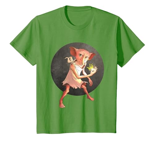 Image of Harry Potter Dobby's House Elf Magic T-Shirt, Youth, Grass Green, Medium