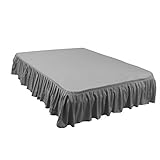 Jupe de lit plissée sur mesure pour tout style de lit, y compris les têtes de lit, les pieds de lit, les lits réglables et plus encore