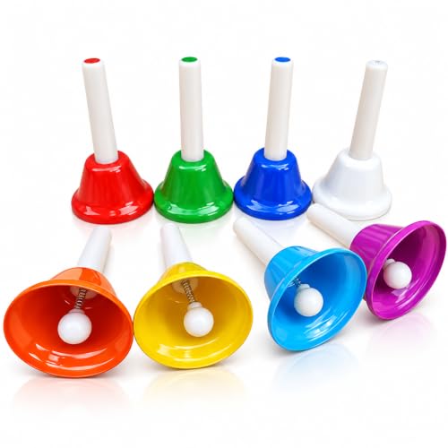 Amazon | Asdays ミュージックベル ハンドベル 打楽器 カラフル ハンド