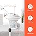 TASALON Professional Facial Steamer with Ozone, Vapor ozono Facial Steamer Professional for Clean Skin, Firm Pores, Esthetician Steamer for Home or Salon Use, Adjustable Height and Angle,White