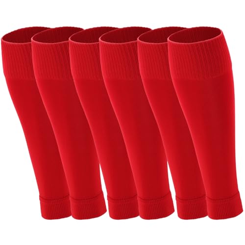 Manchons de chaussettes de football Geebuzz lot de 3 paires pour protège-tibias