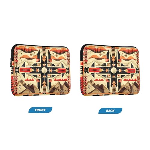 Funda para portátil de 13-14 pulgadas impermeable con patrón abstracto miniatura 2