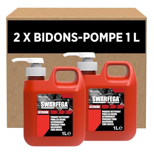 Nettoyant mains ultra puissant anti goudron graisse et saleté 2x1L
