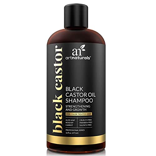 artnaturals Black Castor Oil Shampoo – (16 Fl Oz   473ml) – Strengthen, Grow and Restore – Jamaican Castor – For Color Treated Hair