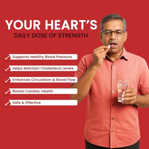 Image of Jagat Pharma Beatswell - Heart Health Supplement with Arjuna, CoQ10, Moringa & Lycopene | 60 Capsules | WHO-GMP Certified | Lab Tested | Natural Cardio Support