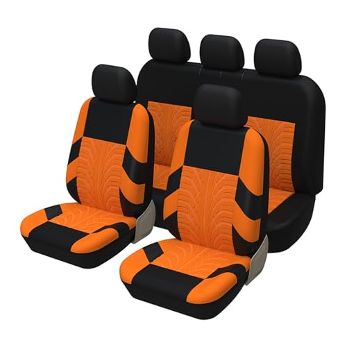 Housses de siege auto universelles orange contre l'usure de votre Focus