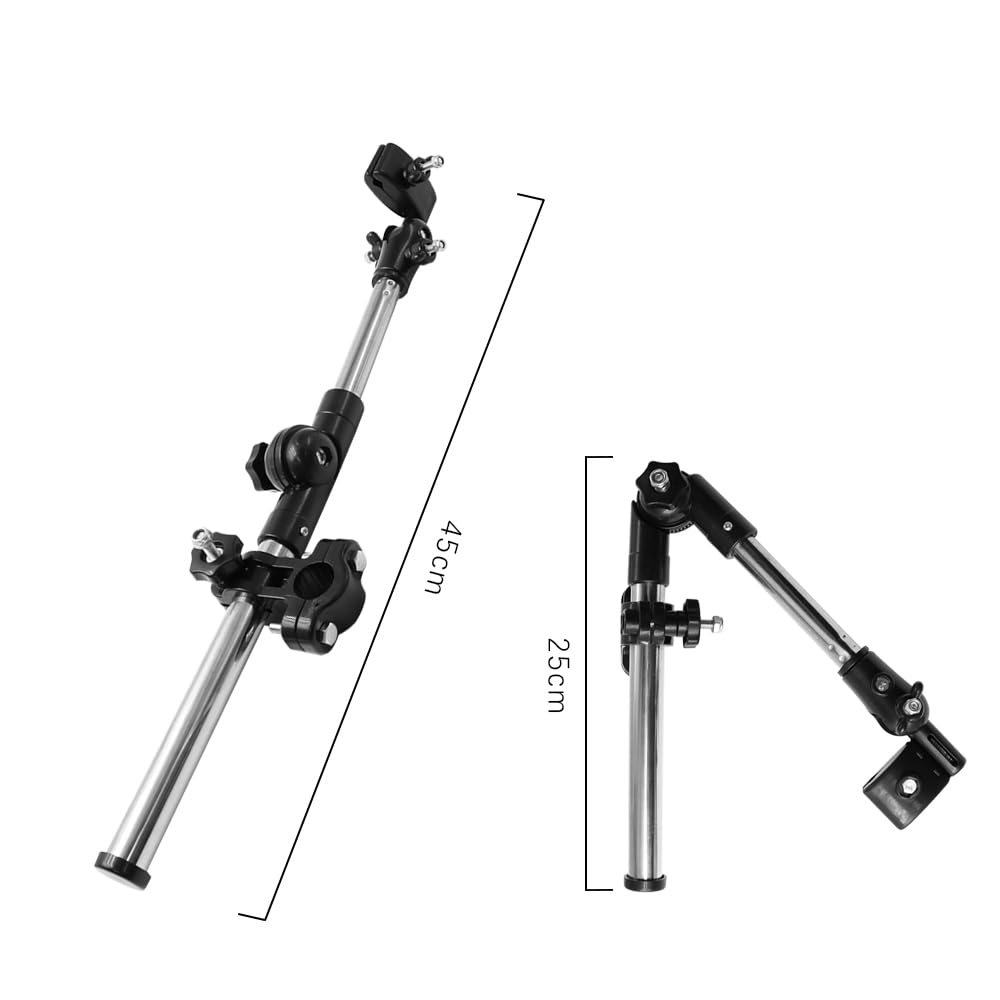 Soporte para Paraguas para Silla de Ruedas, Cochecito para Silla de Ruedas, Accesorio para Paraguas para Bicicleta, Soporte para Barra, Conector de Soporte para Abrazadera